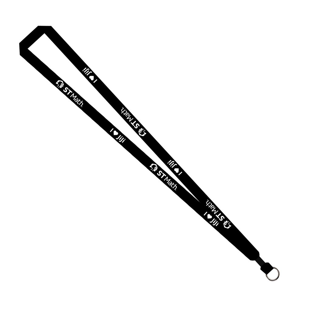 ST Math Lanyards - Black: Set of 35 – MIND Education